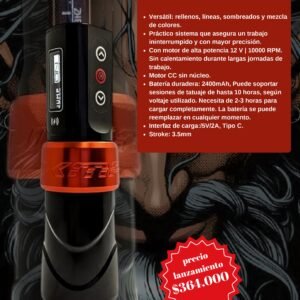 MÁQUINA PEN INALÁMBRICA FLUX MAX