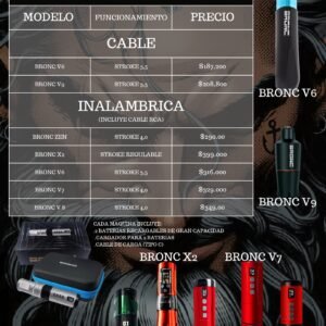 MÁQUINA PEN  INALÁMBRICA BRONC ZEN