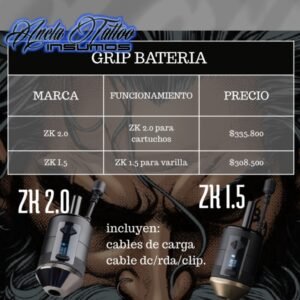 GRIP BATERIA ZK 1.5 (PARA AGUJAS DE VARILLA)
