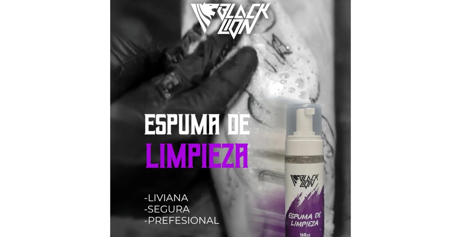 ESPUMA DE LIMPIEZA BLACK LION