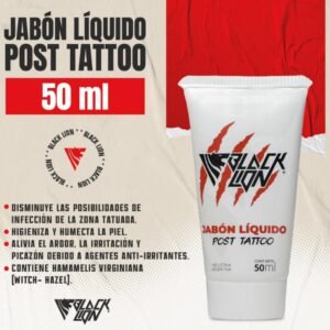 JABÓN LÍQUIDO POST TATTOO BLACK LION
