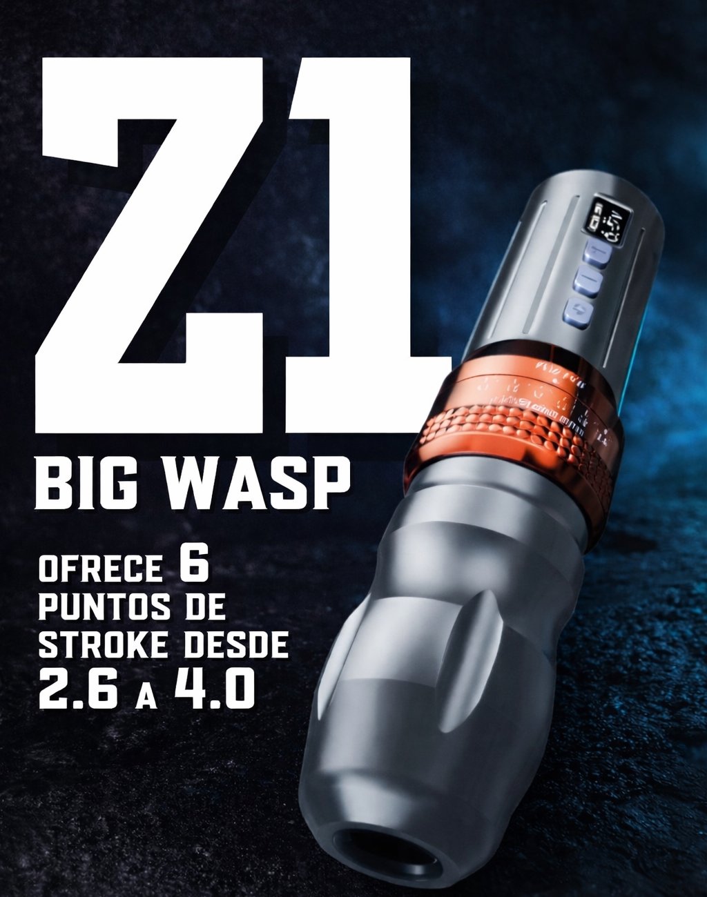 MÁQUINA PEN INALÁMBRICA BIG WASP ARROW - Imagen 3