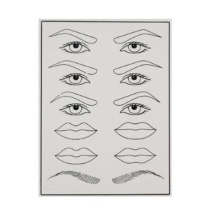 PIEL SINTETICA DISEÑO MIXTO   15cm x 20cm