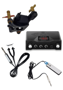 LIQUIDACIÓN - KIT COMBO : Máquina de bobinas ANCLA HAMMER NACIONAL + FUENTE + PEDAL + CABLE CLIPCORD (SUPER DESCUENTO)